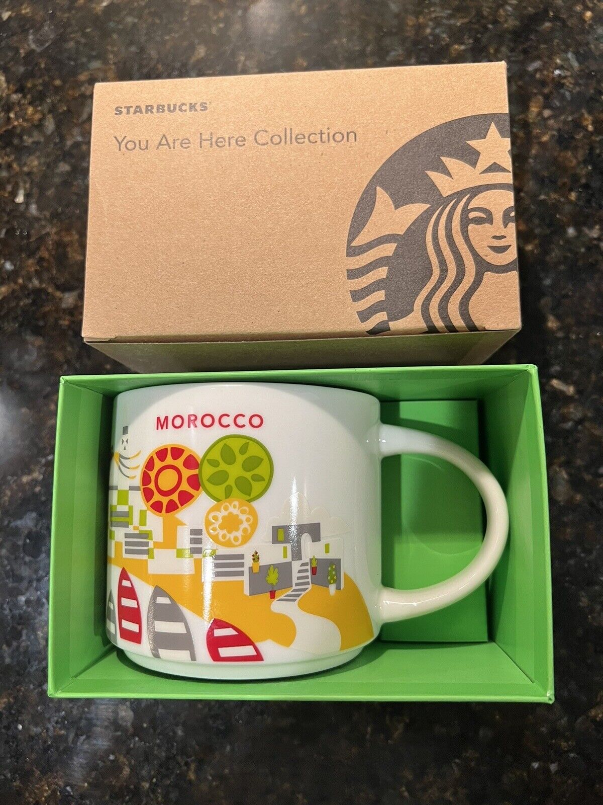 Starbucks Morocco You Are Here Collection Mug 14oz Brand New with Box - Sold on eBay February 19th, 2025 for $74.00