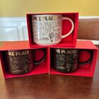 Starbucks Pike Place Gold Christmas Holiday Mugs Lot of 3 New with sku and boxes - Sold on eBay April 5th, 2024 for $200.00