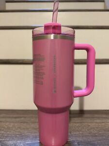 ? IN HAND ? 2024 Starbucks x Stanley Cup Holiday Tumbler 40 oz Winter Pink - Sold on eBay January 4th, 2024 for $225.00 (27 bids) 