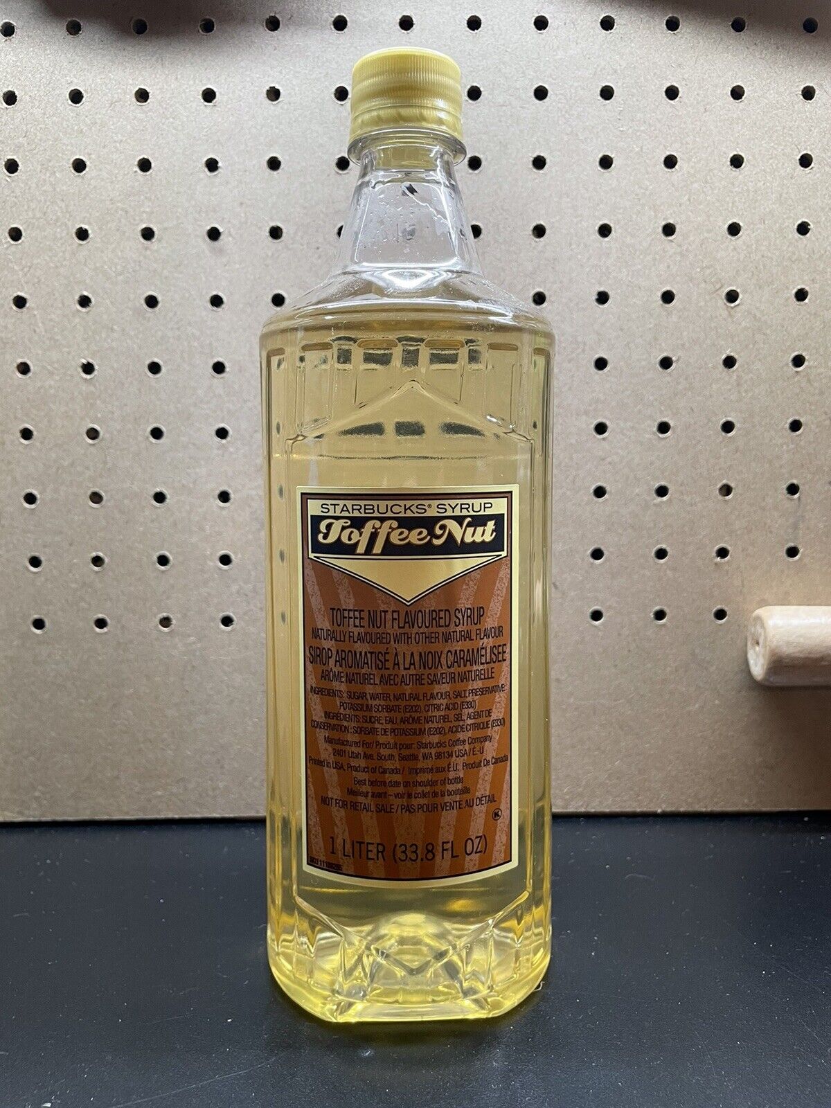 Authentic Starbucks Toffee Nut Syrup Discontinued Unopened 1 Liter 33 Fl Oz New - Sold on eBay December 8th, 2024 for $89.99