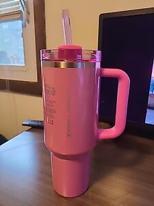? IN HAND ? 2024 Starbucks x Stanley Cup Holiday Tumbler 40 oz Pink - Sold on eBay January 8th, 2024 for $330.00 (30 bids) 