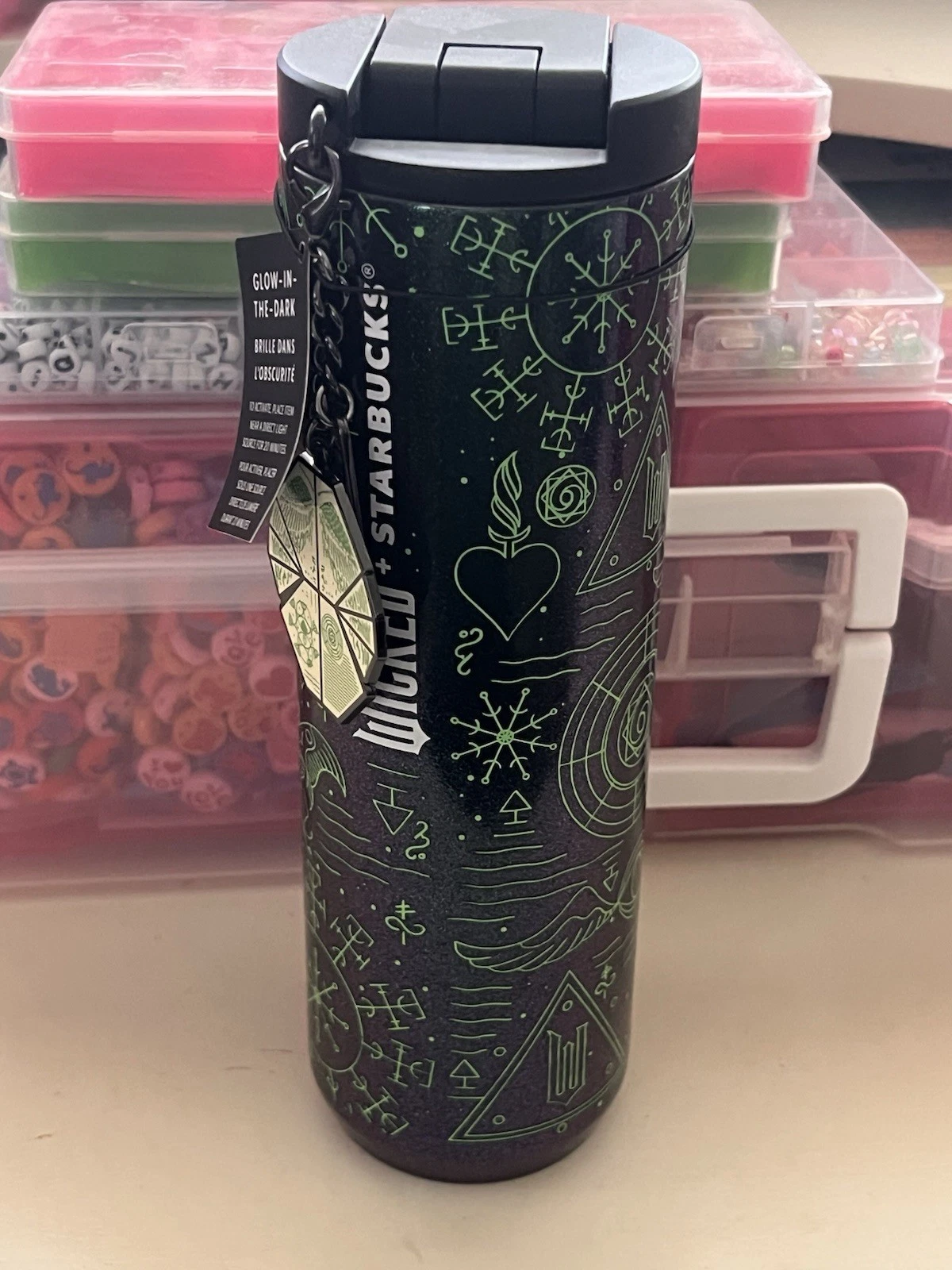 Starbucks Wicked Elphaba Green Glow In Dark Vacuum Insulated Tumbler NEW rare - Sold on eBay May 5th, 2025 for $99.00