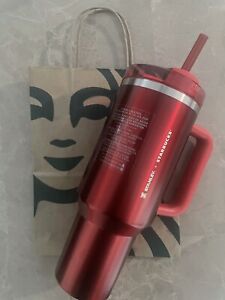 Starbucks Stanley Holiday (40 oz) Red Tumbler 2023 - Free Shipping - IN HAND! - Sold on eBay November 14th, 2023 for $150.00