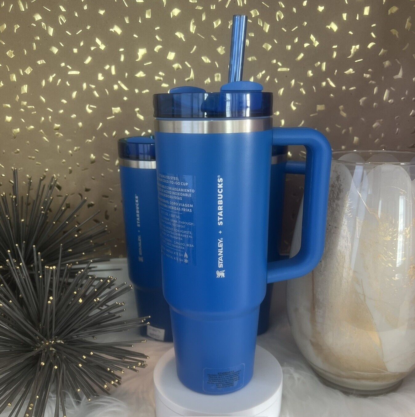 Authentic Stanley Starbucks Mexico Dodger Royal Blue 30oz cup. Exclusive Release - Sold on eBay February 18th, 2025 for $125.00