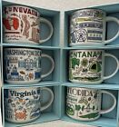 6 Starbucks Been There Series Mugs Florida Chicago Montana Nevada Virginia DC