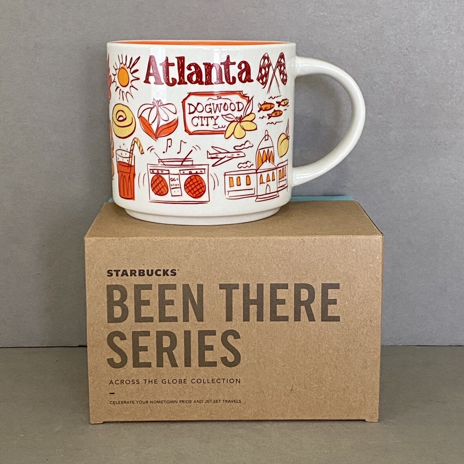 NIB Starbucks ATLANTA Mug Cup Been There Series Across the Globe - Coffee or Tea - Sold on eBay November 22nd, 2024 for $34.99