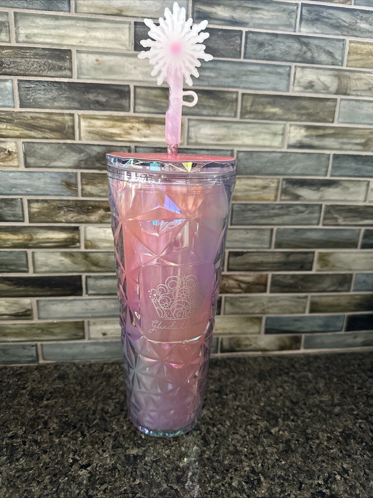STARBUCKS WICKED 24OZ COLD CUPS: PRISM PINK GLINDA/WAND - Sold on eBay January 3rd, 2025 for $89.99