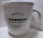 Starbucks Giant Abbey Classic Ceramic Mug 138 oz (1 Gallon) Limited Ed. 2016