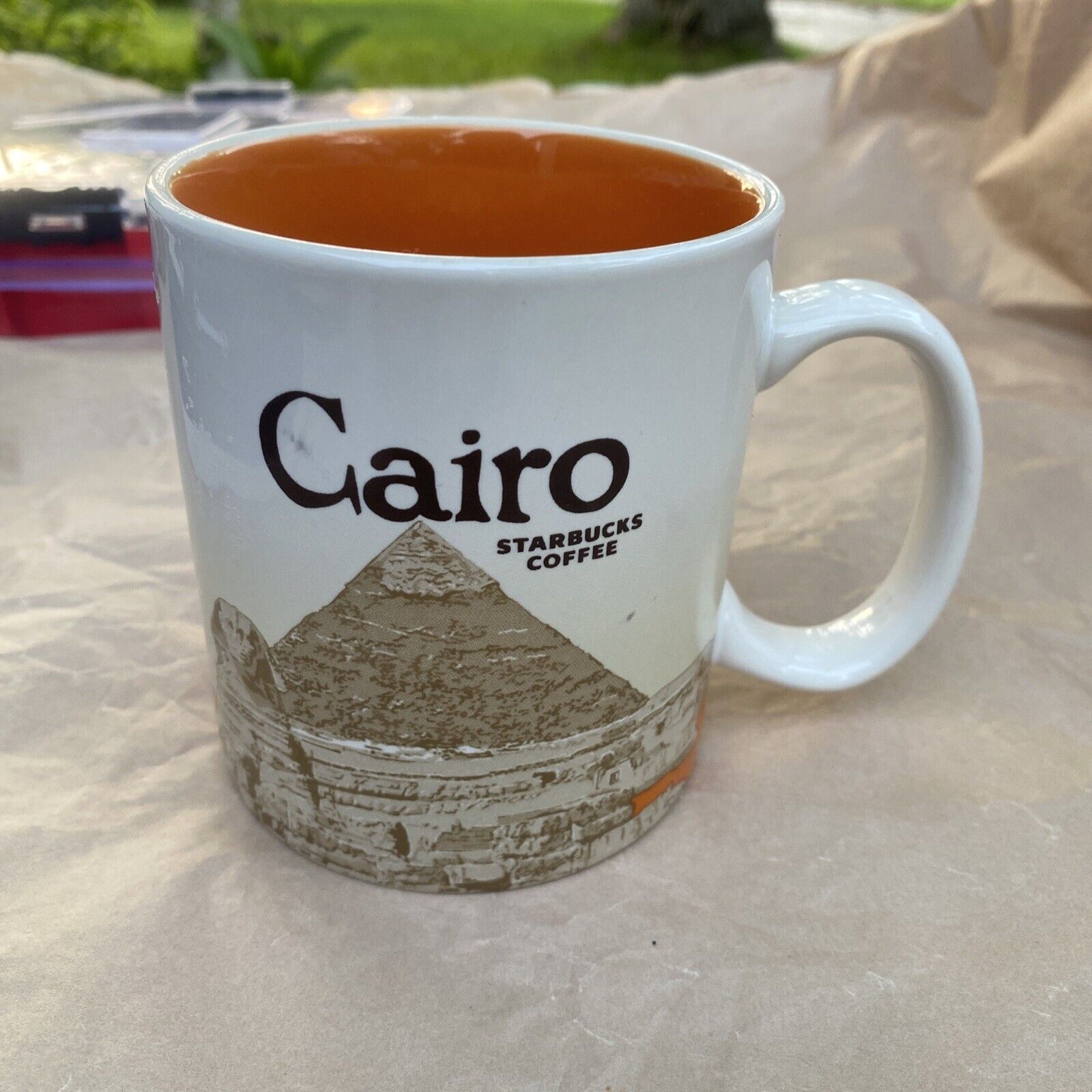 2017 Starbucks CAIRO Mug Collector Series Egypt 16 oz RARE Pyramids - Sold on eBay March 30th, 2025 for $128.00