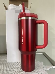 Starbucks X Stanley 2023 Cherry Red 40oz Tumbler, IN BOX BRAND NEW. - Sold on eBay January 13th, 2024 for $257.30 (1 bids) 