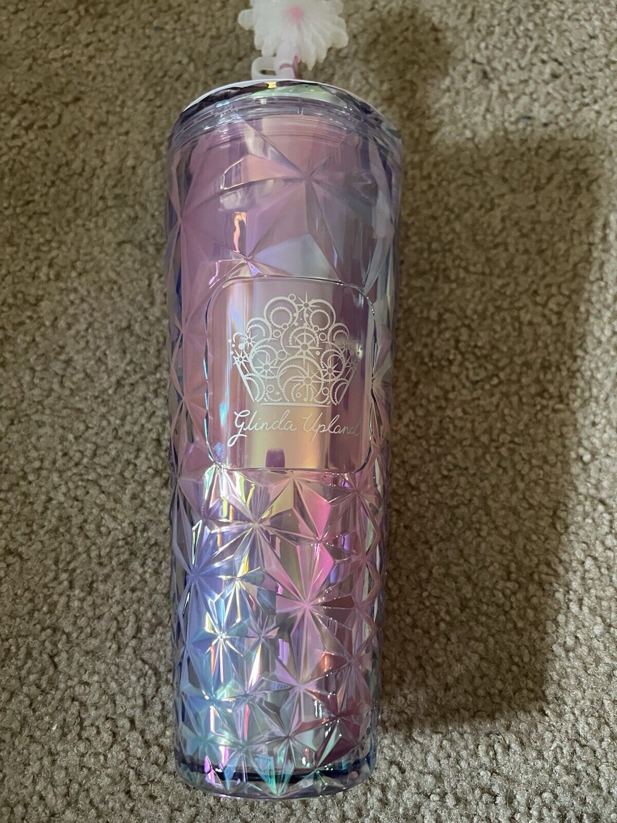 Starbucks X Wicked Glinda Upland Tumbler With Straw Prism Cup 24oz NEW! - Sold on eBay January 17th, 2025 for $103.50 (11 bids) 