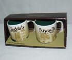 Starbucks 2011 Set of 2 Demitasse 3 oz. Jeddah Riyadh Mini Mugs Ceramic Cups HTF - Sold on eBay August 1st, 2024 for $86.92