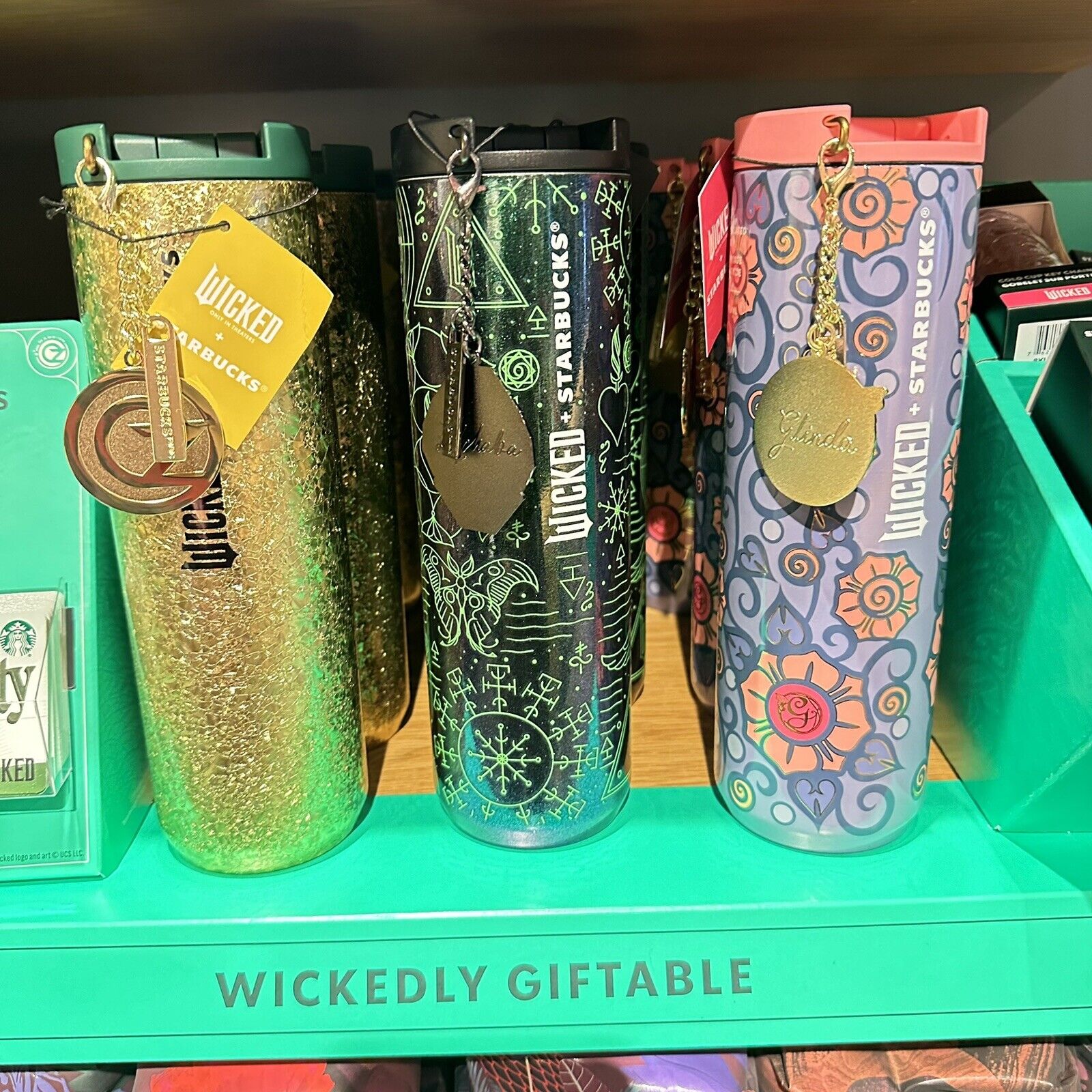 NEW Starbucks Wicked Disney Tumblers LOT Of 3 - Sold on eBay November 24th, 2024 for $174.95
