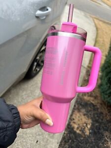 STANLEY x STARBUCKS TUMBLER 40OZ PINK - Sold on eBay January 5th, 2024 for $229.00 (1 bids) 