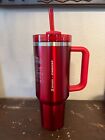 Starbucks + Stanley Holiday 2023 Collab (40 oz) Red Tumbler Mug NEW. - Sold on eBay March 16th, 2024 for $127.50 (20 bids) 