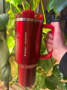 NEW Starbucks X Stanley Holiday 2023 Collab ? (40 oz) Red Tumbler - Sold on eBay December 20th, 2023 for $182.50 (25 bids) 