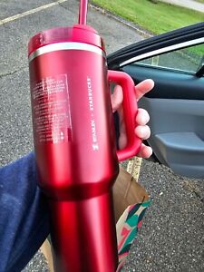 Starbucks x Stanley Holiday 2023 Collab (40 oz) Red Tumbler Mug IN HAND SHIP NOW - Sold on eBay December 16th, 2023 for $200.00