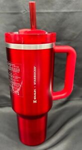 Starbucks x Stanley Red 40oz Holiday Thirst Quencher Limited Edition 2023 - Sold on eBay November 18th, 2023 for $199.99