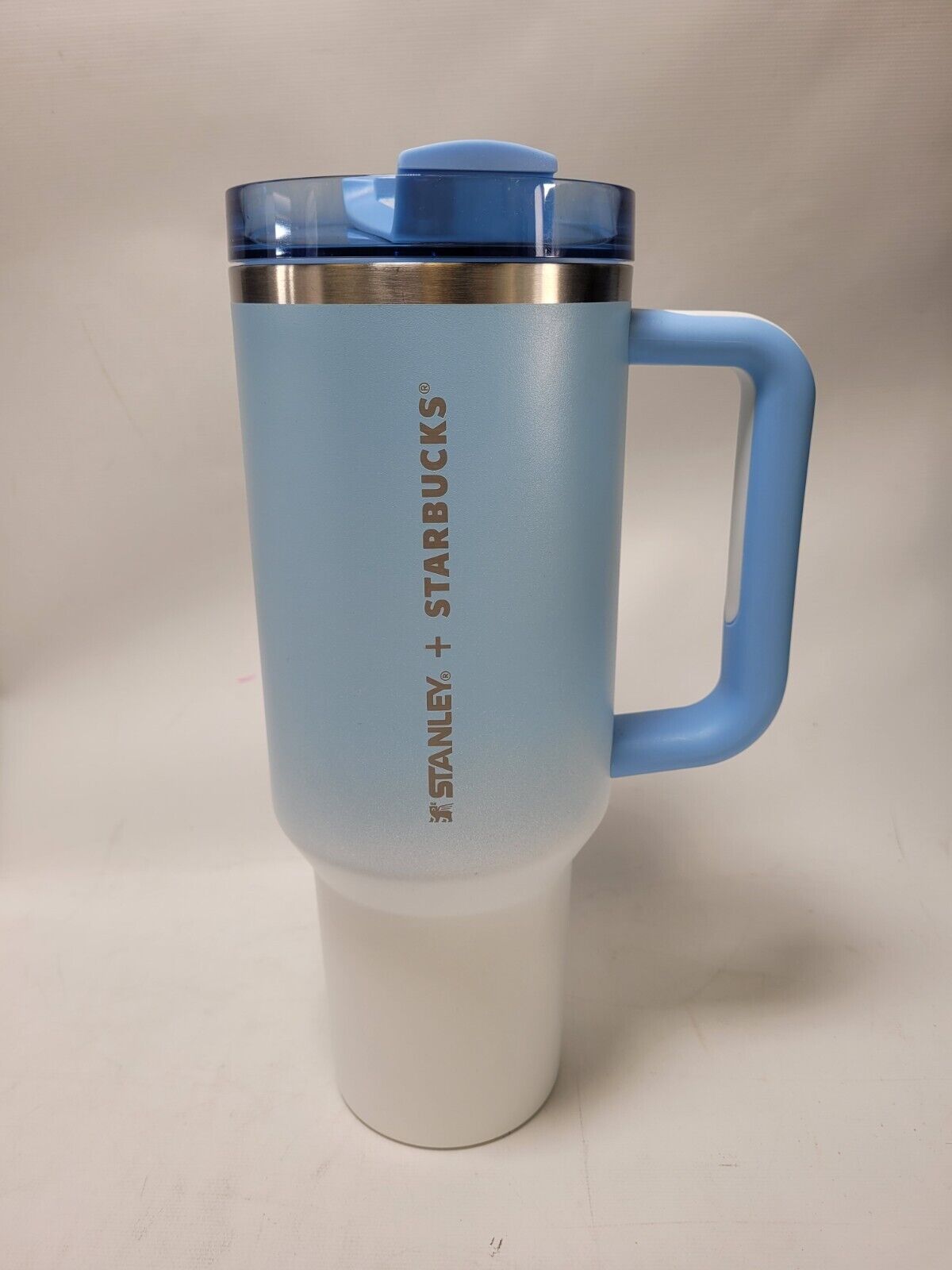 Stanley x Starbucks Spring Baby Blue Gradient/Ombré Series 40oz - Sold on eBay February 14th, 2025 for $109.99