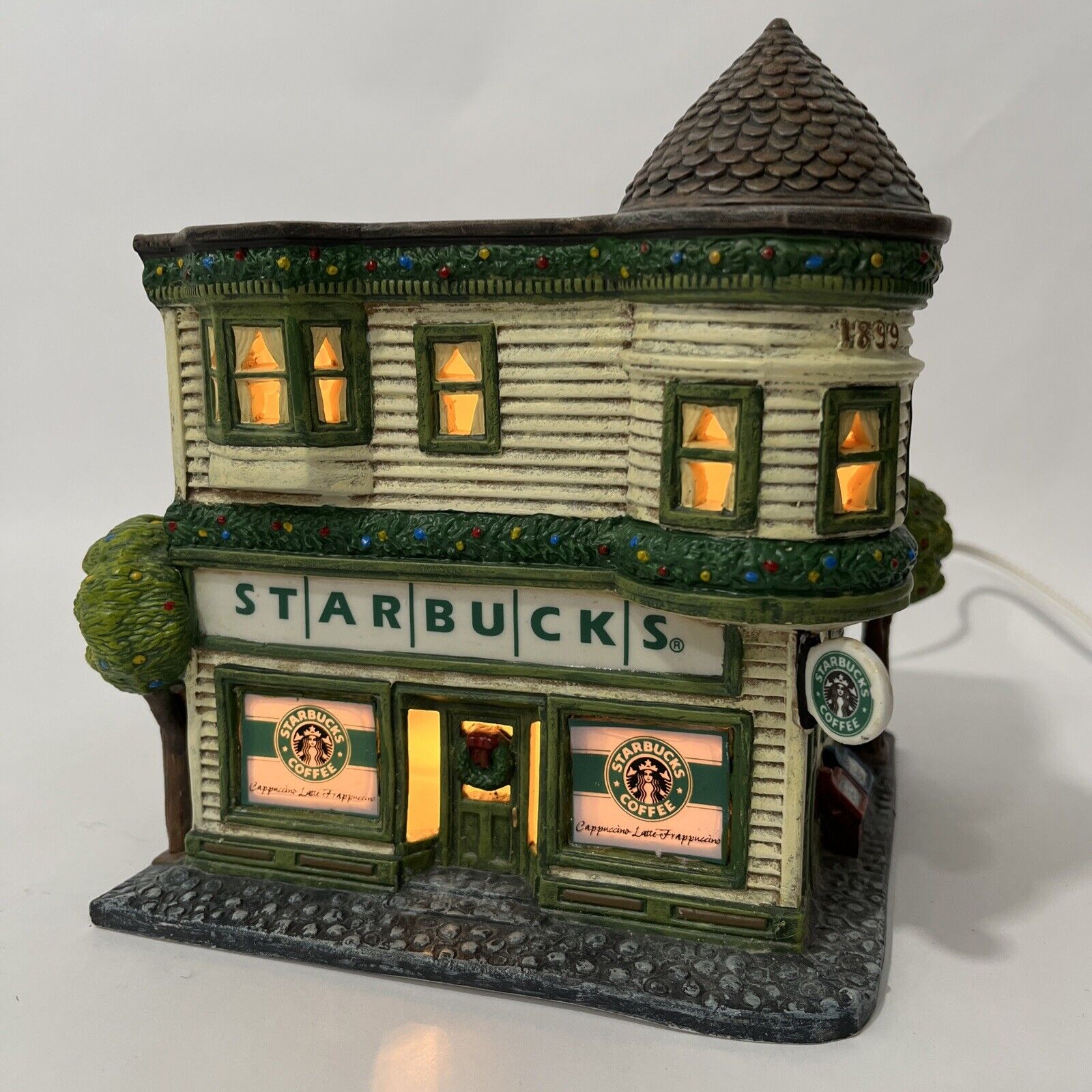 Vtg Starbucks 1998 Original Lighted Neighborhood Store Christmas House Rare 90s - Sold on eBay October 31st, 2024 for $124.98