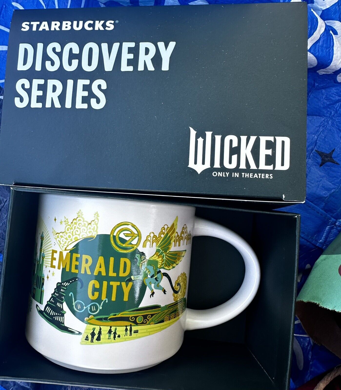 Wicked emerald city starbucks discovery series mug universal studios florida - Sold on eBay December 6th, 2024 for $100.00