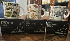 2021 Starbucks Star Wars Cups Set Tatooine Endor Batuu Been There Mugs NEW - Sold on eBay March 18th, 2024 for $200.00 (3 bids) 