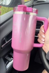 Stanley x Starbucks 40oz Cup Limited Edition Valentine’s Day ? Pink Sparkle NEW - Sold on eBay January 13th, 2024 for $249.99