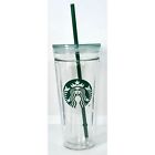 Starbucks Glass Double Walled Mermaid Logo Cold Cup Tumbler & Straw 20 oz - Sold on eBay June 30th, 2024 for $97.00