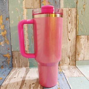 Pink STANLEY STARBUCKS Target EXCLUSIVE TUMBLER Glitter PINK NEW 2024 | IN HAND/ - Sold on eBay January 8th, 2024 for $255.00 (40 bids) 