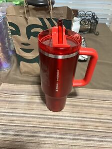?NEW LIMITED Starbucks x Stanley Cup Holiday 2023 Collab (40 oz) Red Tumbler ? - Sold on eBay December 6th, 2023 for $200.00