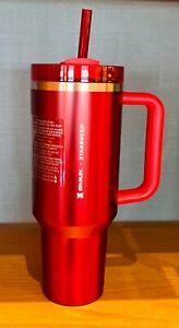 Starbucks X Stanley 2023 Holiday Red 40oz Tumbler Limited Edition - Sold on eBay January 16th, 2024 for $225.00