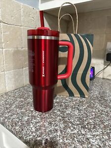 Starbucks x Stanley Holiday 2023 Collab (40 oz) Red Tumbler - Sold on eBay November 28th, 2023 for $180.00