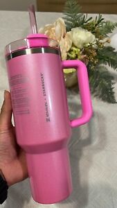 STANLEY x STARBUCKS Exclusive Tumbler 40oz PINK NEW 2024 In Hand Ready To Ship - Sold on eBay February 7th, 2024 for $284.99