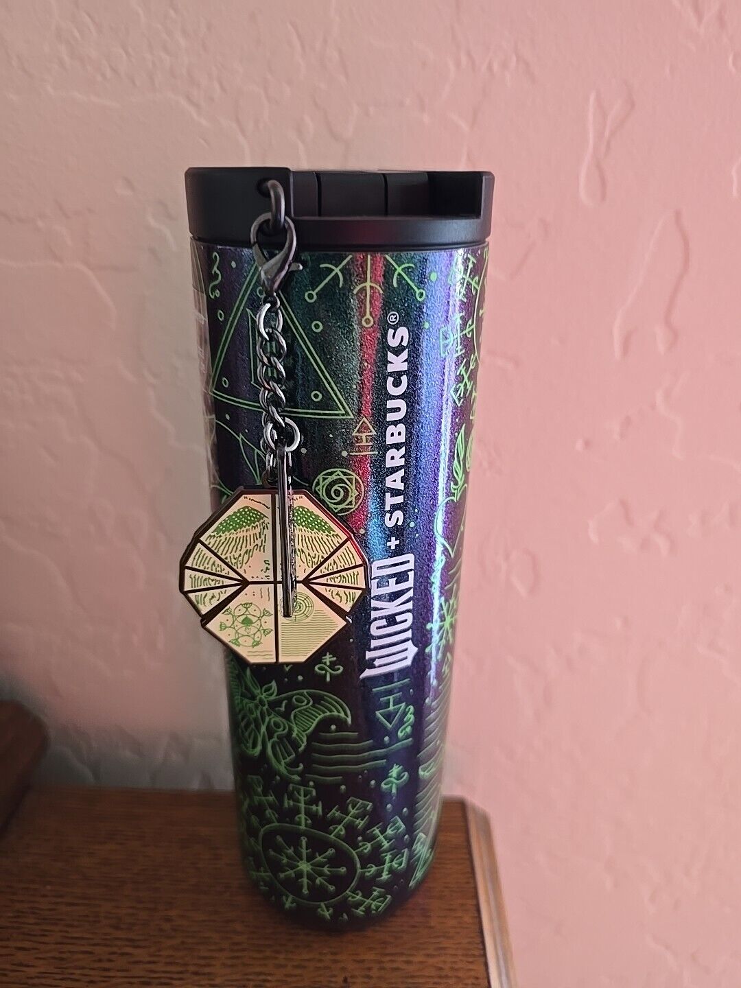 New Starbucks Wicked Elphaba Collection 16oz Grimmerie Tumbler Glow In The Dark - Sold on eBay January 4th, 2025 for $80.00 (9 bids) 