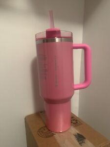 Stanley x Starbucks Exclusive 2024 Pink 40oz Tumbler NEW - Sold on eBay January 5th, 2024 for $210.00