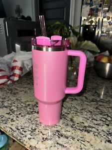 In Hand - Stanley x Starbucks Target Exclusive 2024 Pink 40oz Tumbler - Sold on eBay January 4th, 2024 for $250.00