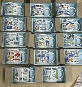 Lot Of 14 Starbucks Been There Series Mugs