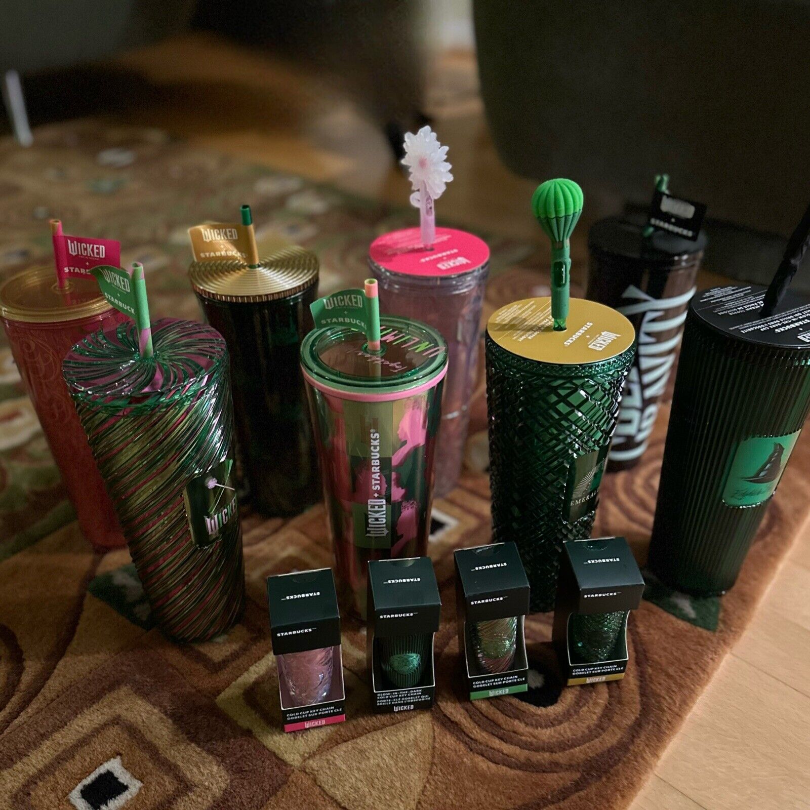 STARBUCKS X WICKED 8-Tumbler Bundle (+4 Keychains) **SHIPS DEC. 4TH** - Sold on eBay December 10th, 2024 for $450.00
