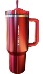 MAKE AN OFFER! NEW LIMITED Starbucks X Stanley Cup Holiday 2023 40oz Red Tumbler - Sold on eBay December 13th, 2023 for $235.00