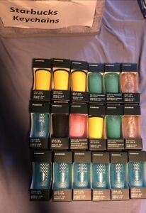 Starbucks Bundle LOT Of 18 Keychains - Sold on eBay November 29th, 2023 for $216.00