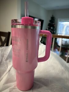 Stanley X Starbucks Winter Pink 40oz Tumbler 2024 (Target Exclusive) Brand New - Sold on eBay January 14th, 2024 for $265.00