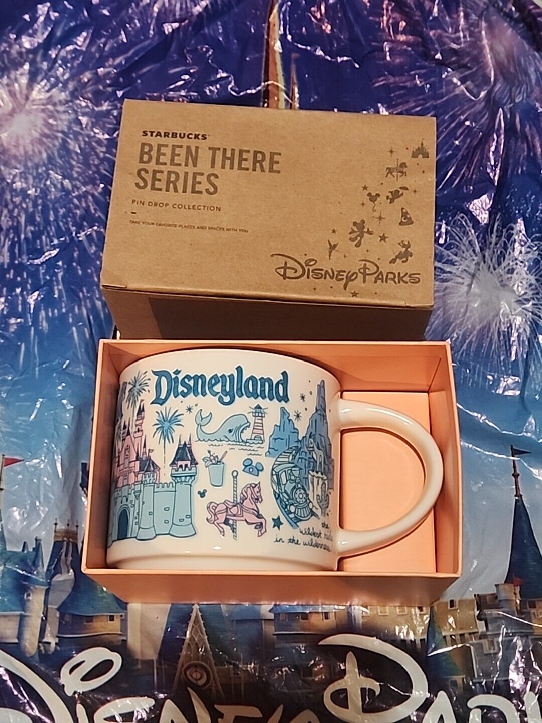 Disney Parks Disneyland Starbucks Mug Been There Castle Tiki New! - Sold on eBay December 5th, 2024 for $119.00