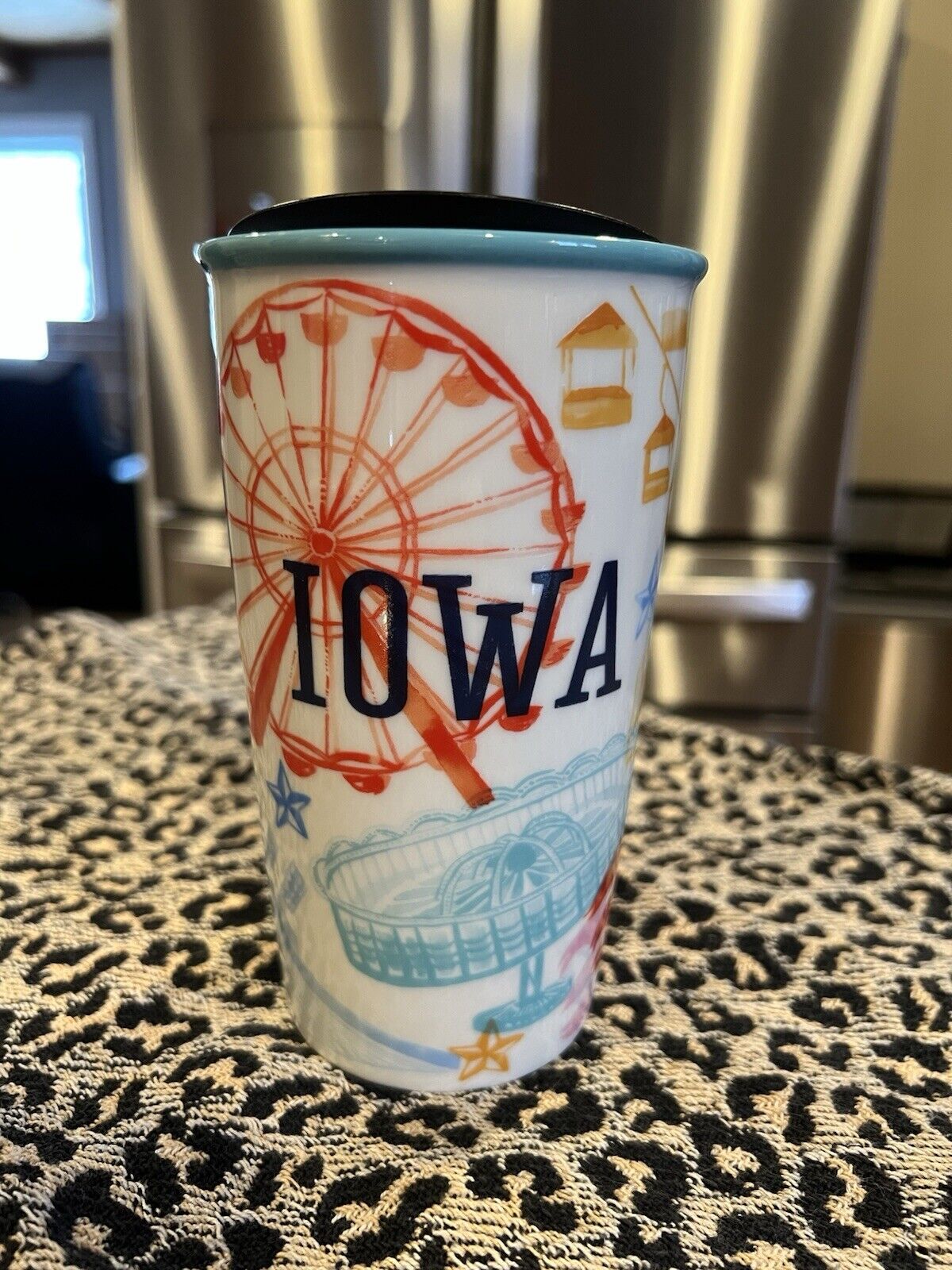 NEW Starbucks Iowa State Fair Ceramic Tumbler. RARE - Sold on eBay February 20th, 2025 for $85.00