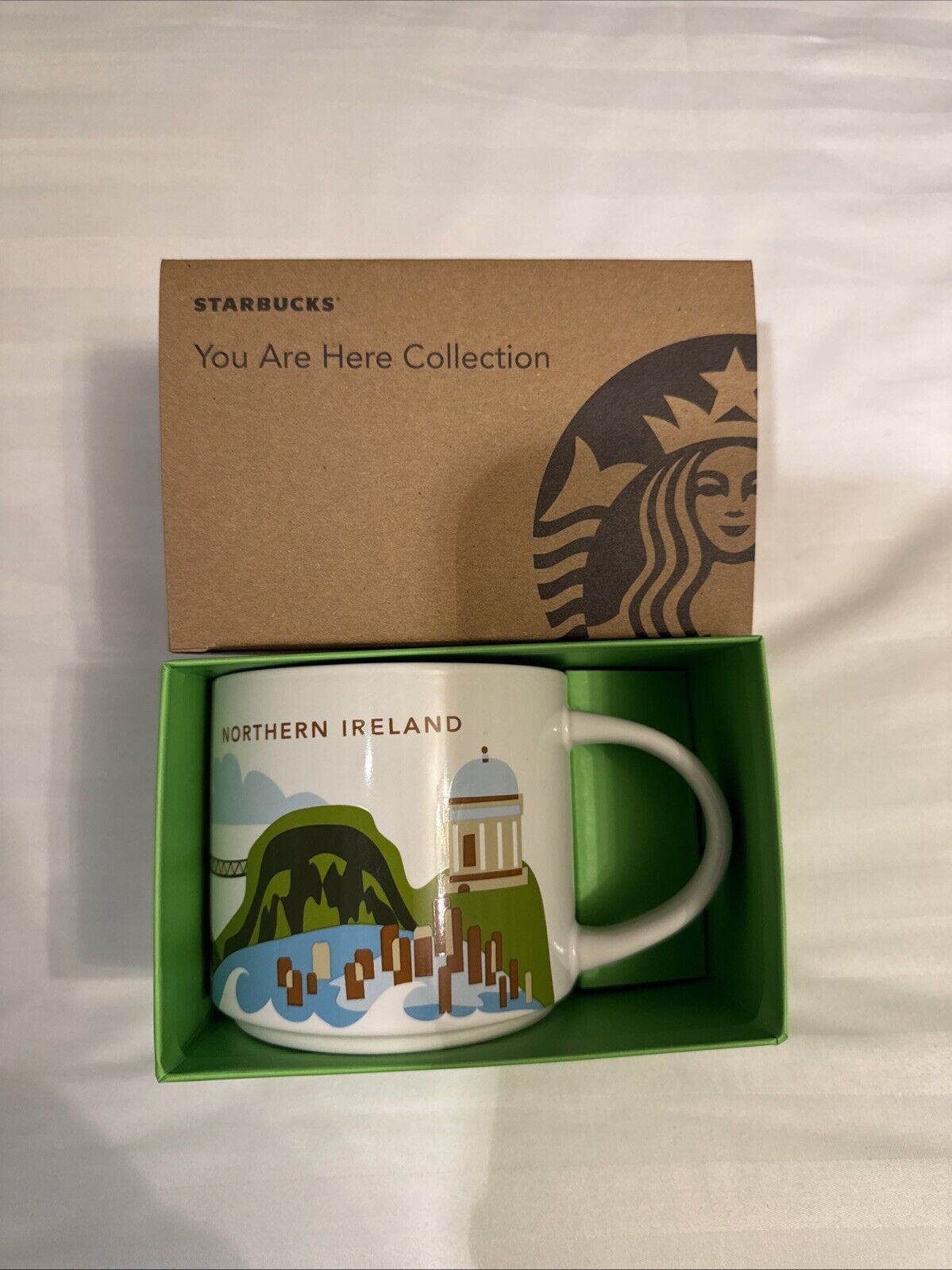 NEW Starbucks Mug You Are Here - NORTHERN IRELAND  DARK HEDGES CAUSEWAY - Sold on eBay January 7th, 2025 for $69.99