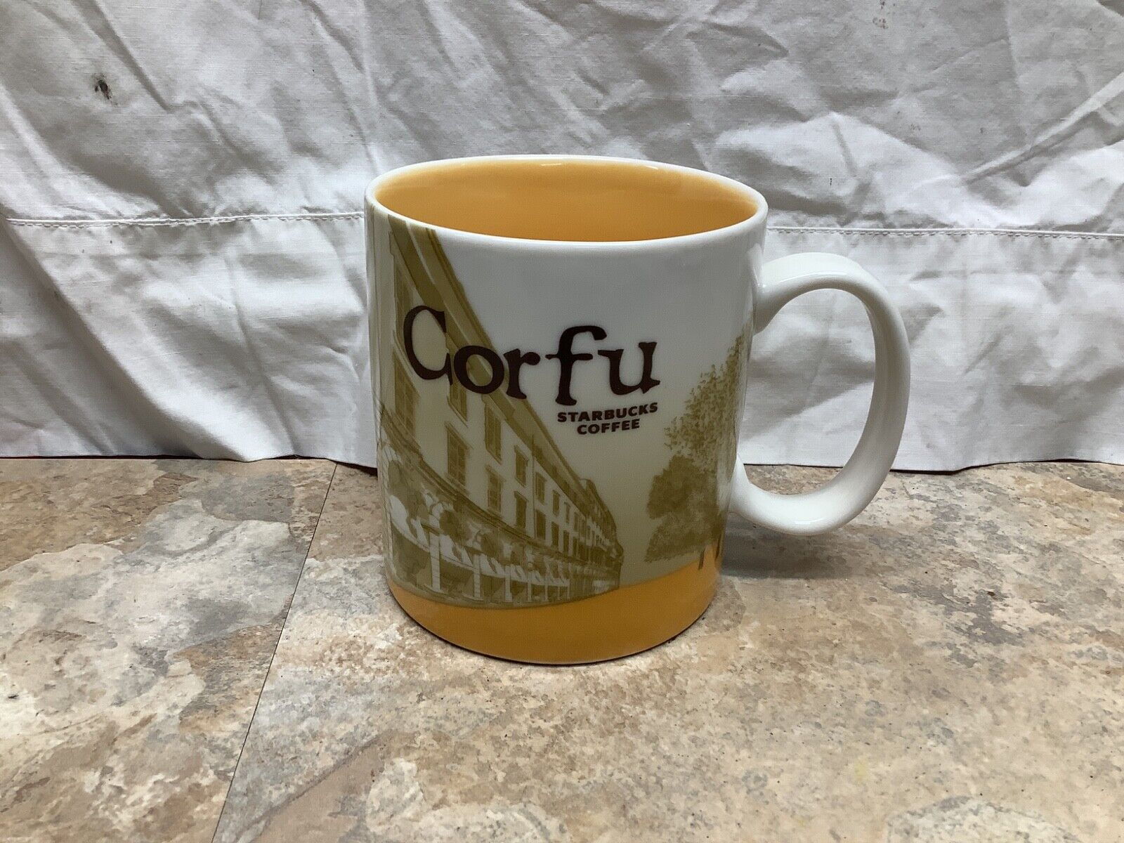 2009 Starbucks Collector Series Corfu Greece Island 16 fl oz Coffee Mug Cup - Sold on eBay January 13th, 2025 for $1,575.00 (24 bids) 