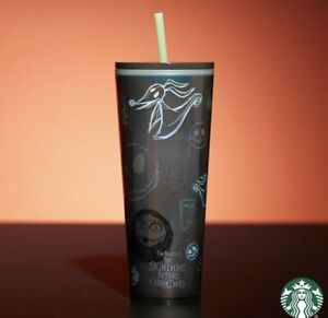 Disney Starbucks The Nightmare Before Christmas Tumbler with Straw CONFIRMED - Sold on eBay October 6th, 2023 for $168.99