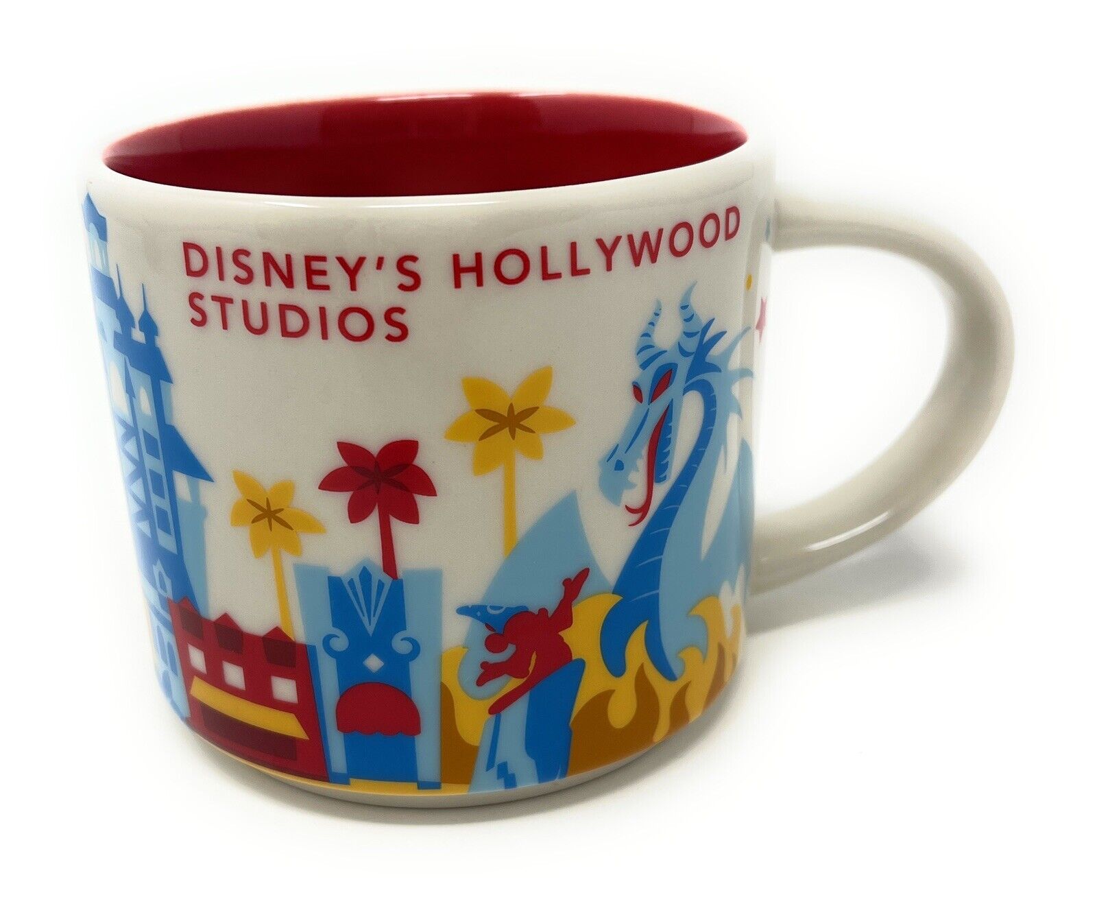 2014 Starbucks You Are Here Disney Hollywood Studios 14oz Mug Version 2 Dragon - Sold on eBay February 2nd, 2025 for $195.00