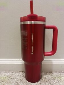 Starbucks Stanley Holiday 2023 Collab (40 oz) Red Tumbler Mug - Sold on eBay November 4th, 2023 for $140.00