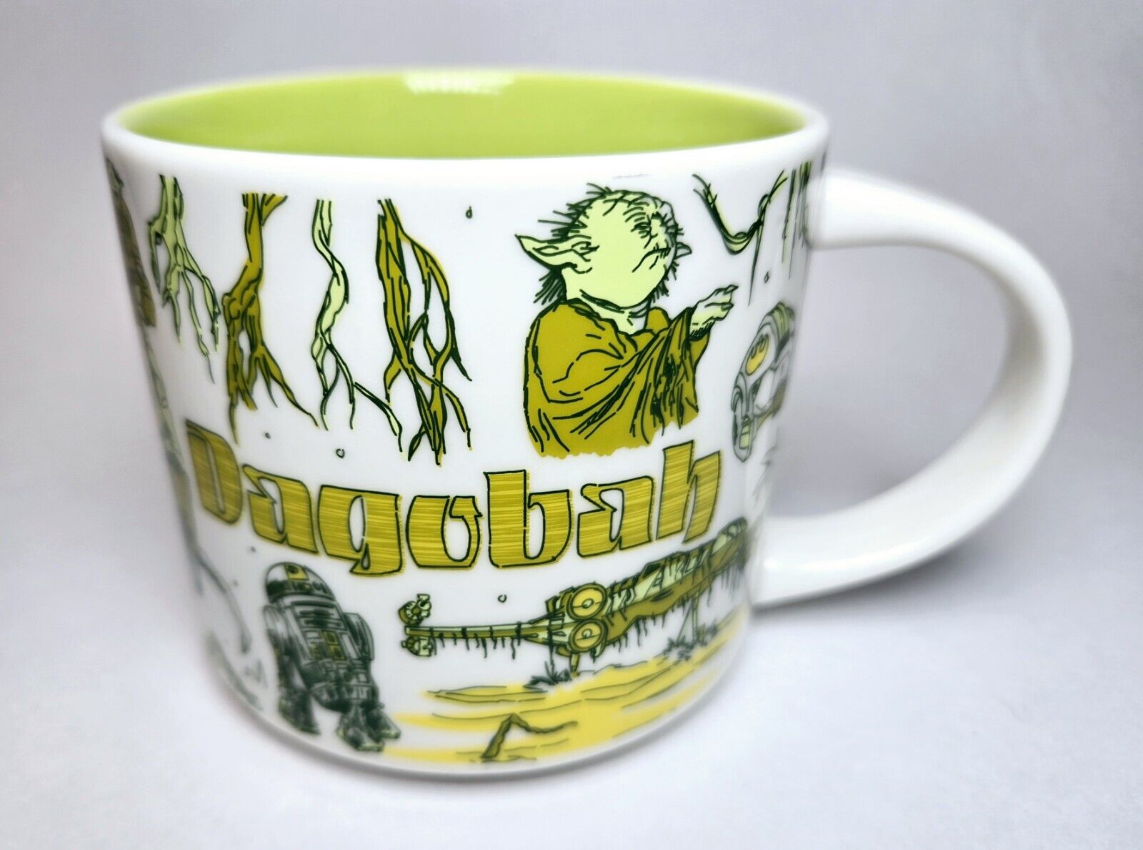 NEW Starbucks Mug Star Wars DAGOBAH Been There Series 14oz Green Inside - Sold on eBay March 14th, 2025 for $125.95