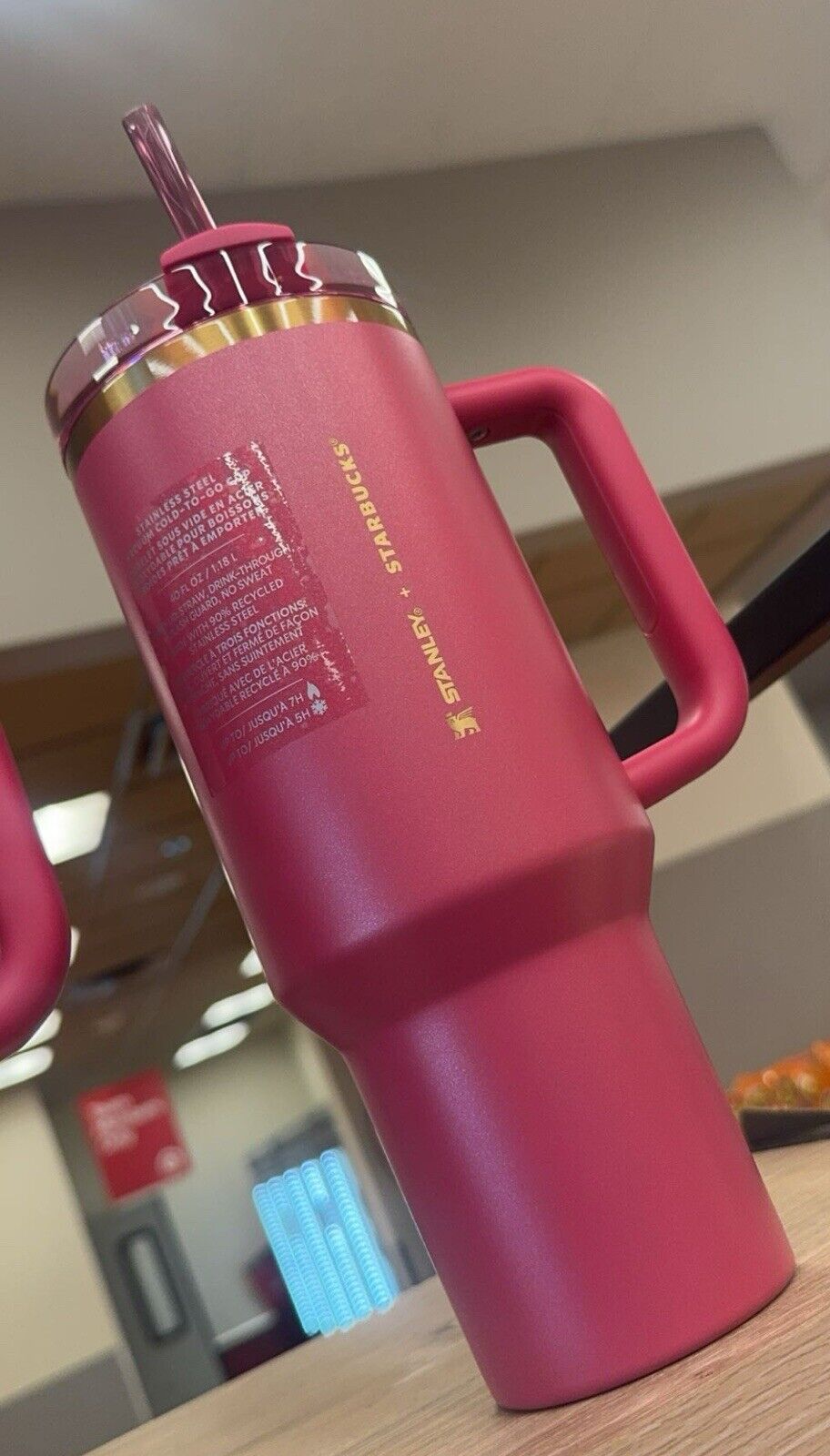 Starbucks X Stanley Winter Pink Cup 2024  *FREE SHIP* LE Sold Out - Sold on eBay December 10th, 2024 for $125.00